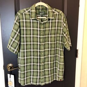 Woolrich Men’s Short Sleeve Button Down Shirt